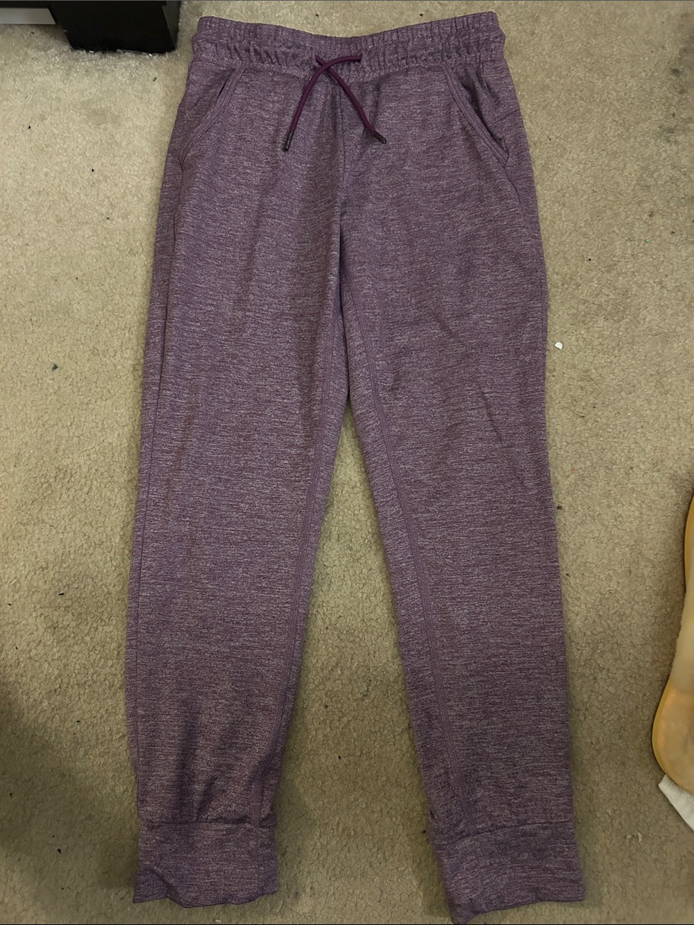 all in motion Men's Heathered Plum Jogger Sweatpants